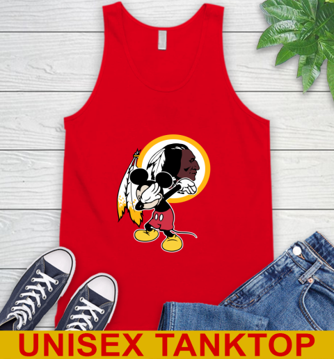 Washington Redskins NFL Football Dabbing Mickey Disney Sports Tank Top 6