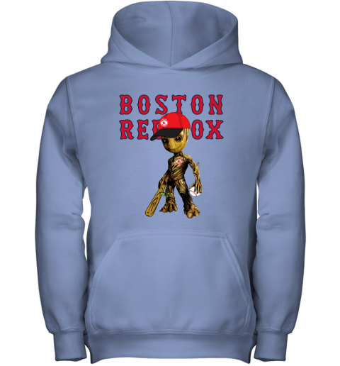 MLB Boston Red Sox Groot Guardians Of The Galaxy Baseball Hoodie