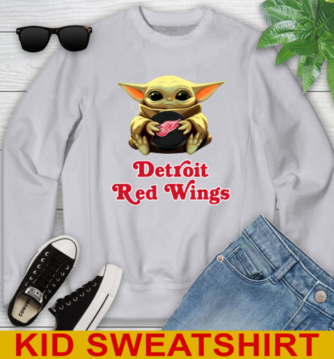 NHL Hockey Detroit Red Wings Star Wars Baby Yoda Shirt 116