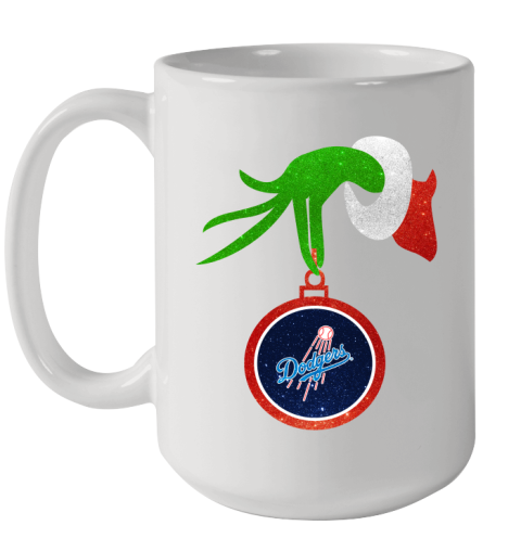 Los Angeles Dodgers Grinch Merry Christmas MLB Baseball Ceramic Mug 15oz