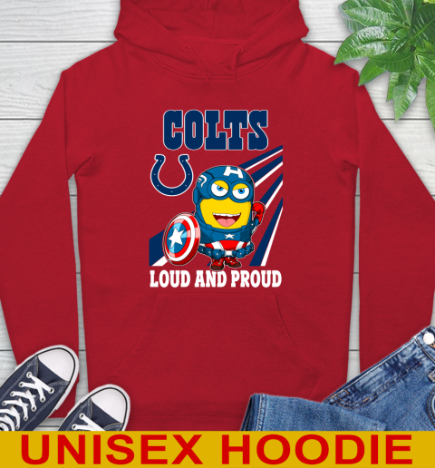 NFL Football Indianapolis Colts Captain America Marvel Avengers Minion Shirt Hoodie 10