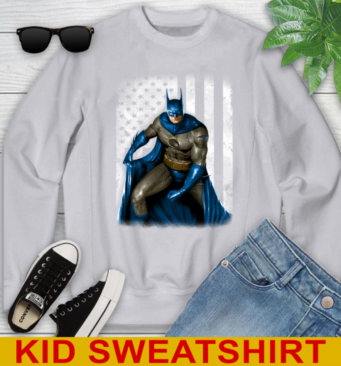 Orlando Magic NBA Basketball Batman DC American Flag Shirt Youth Sweatshirt 3