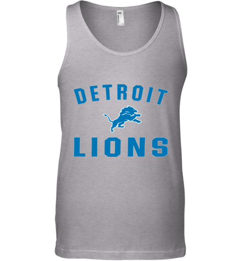 Detroit Lions NFL Line by Fanatics Branded Blue Vintage Victory Tank Top