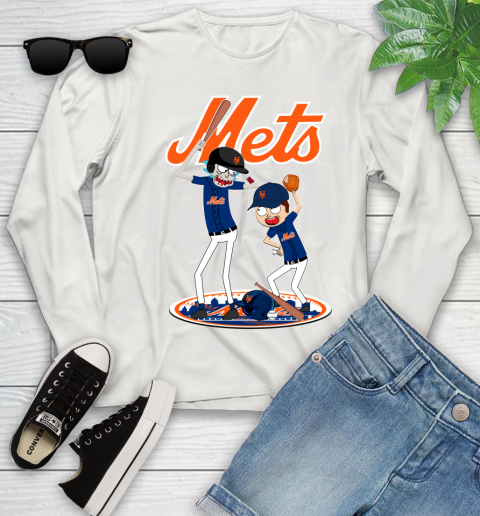 MLB New York Mets Rick And Morty Baseball 136