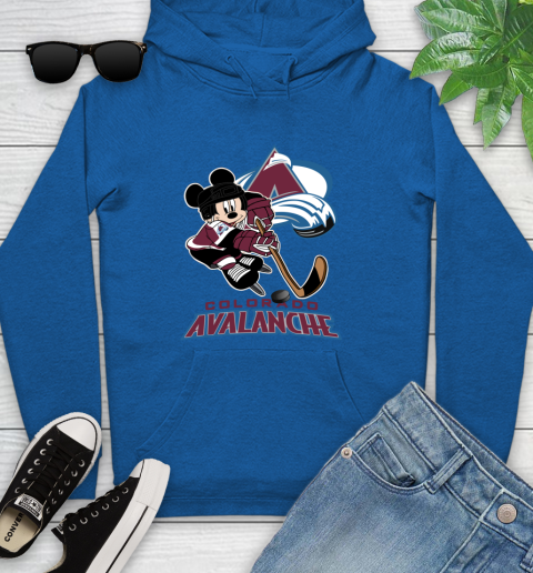 NHL Colorado Avalanche Stanley Cup Mickey Mouse Disney Hockey T Shirt