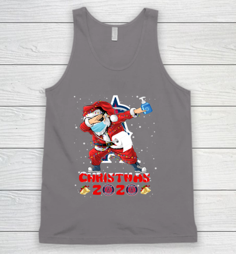 Los Angeles Angels Funny Santa Claus Dabbing Christmas 2020 MLB Tank Top 6