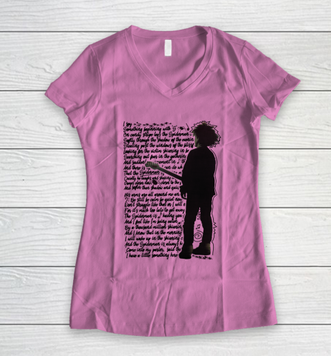 The Cure Tshirt Llullaby Women's V-Neck T-Shirt 8