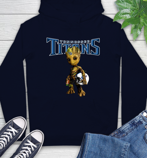 Tennessee Titans NFL Football Groot Marvel Guardians Of The Galaxy Hoodie 4