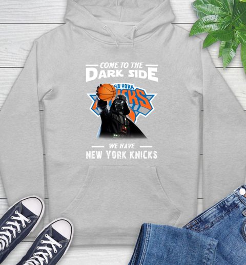 NBA Come To The Dark Side We Have New York Knicks Star Wars Darth Vader Basketball Hoodie 6