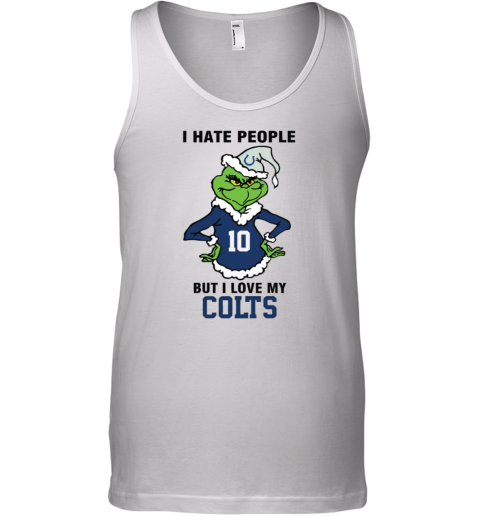 I Hate People But I Love My Colts Indianapolis Colts NFL Teams Tank Top
