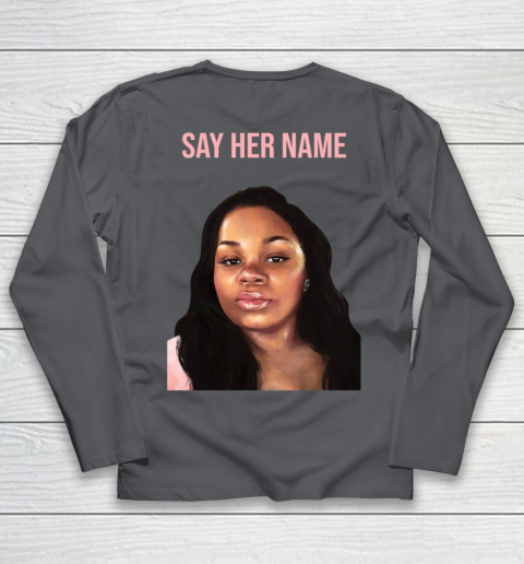 Arrest the cops who killed Breonna Taylor- Say Her Name Youth Long Sleeve 14