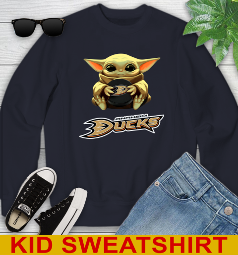 NHL Hockey Anaheim Ducks Star Wars Baby Yoda Shirt 115