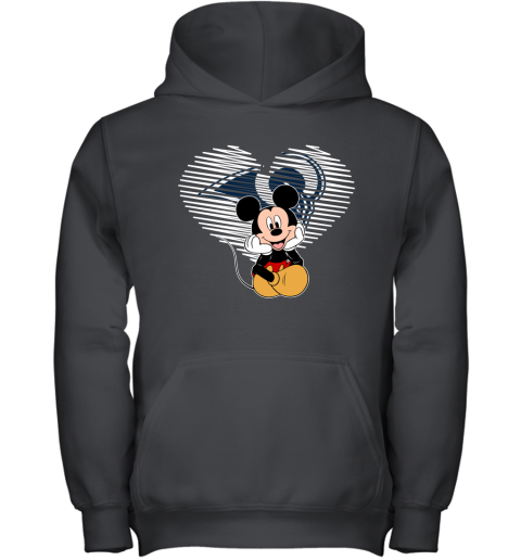NFL Los Angeles Rams The Heart Mickey Mouse Disney Football T Shirt DVAqC3BmtxT youth hoodie 43 95 151514 front black