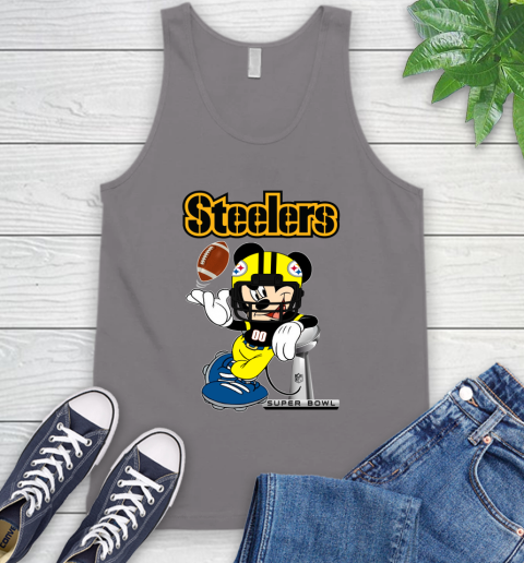 NFL Pittsburgh Steelers Mickey Mouse Disney Super Bowl Football T Shirt Tank Top 7