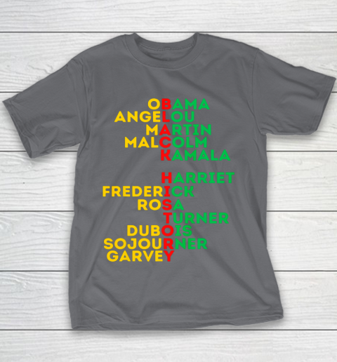 Black History Month Dream Like Leaders African American Love Youth T-Shirt 5