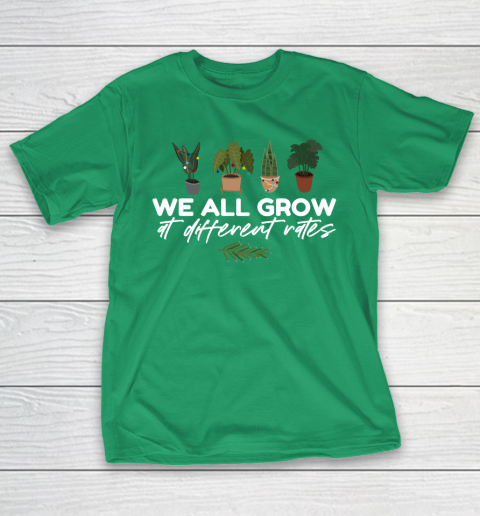 We All Grow At Different Rates, Special Education Teacher Autism Awareness T-Shirt 5