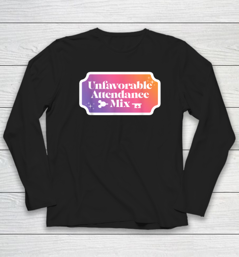 Unfavorable Attendance Mix Long Sleeve T-Shirt