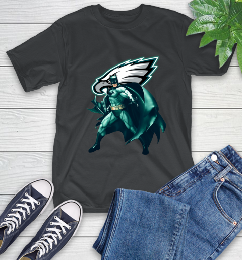 NFL Batman Football Sports Philadelphia Eagles T-Shirt 2