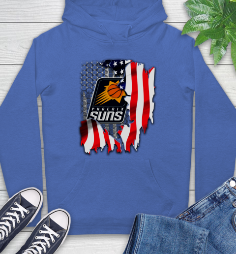 Phoenix Suns NBA Basketball American Flag Hoodie 9