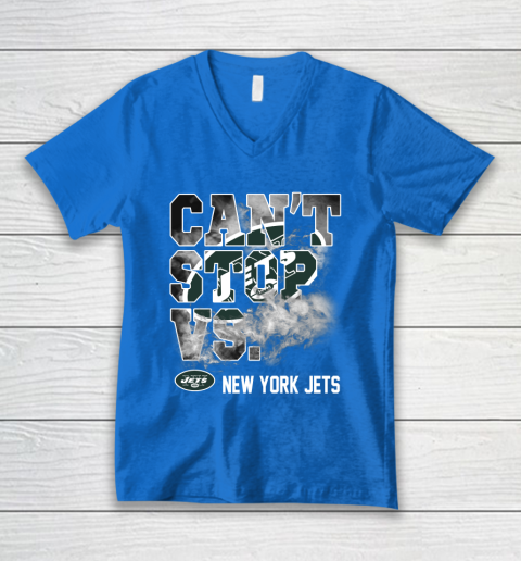 NFL New York Jets Can't Stop Vs V-Neck T-Shirt 5