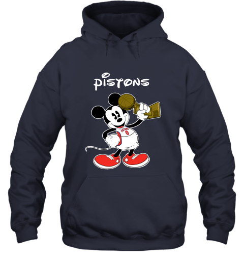 Mickey Detroit Pistons Hoodie