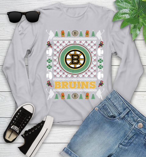 Boston Bruins Merry Christmas NHL Hockey Loyal Fan Ugly Shirt 128