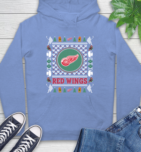 Detroit Red Wings Merry Christmas NHL Hockey Loyal Fan Ugly Shirt 23