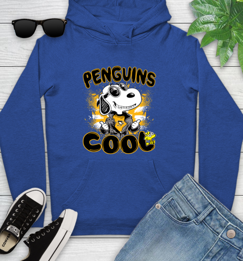 NHL Hockey Pittsburgh Penguins Cool Snoopy Shirt Youth Hoodie 9