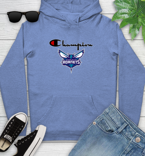 NBA Basketball Charlotte Hornets Champion Shirt Youth Hoodie 9