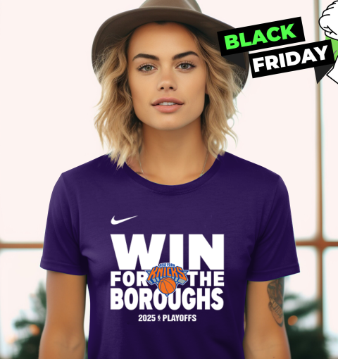 New York Knicks Win For The Boroughs 2025 Playoffs Women's T New York Knicks Win For The Boroughs 2025 Playoffs Women's T