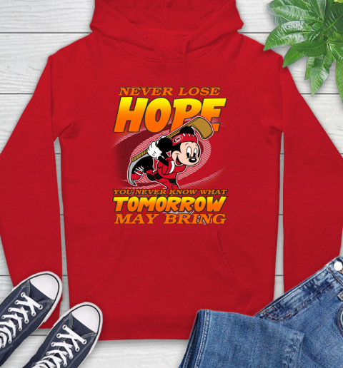Carolina Hurricanes NHL Hockey ootball Mickey Disney Never Lose Hope Hoodie 10