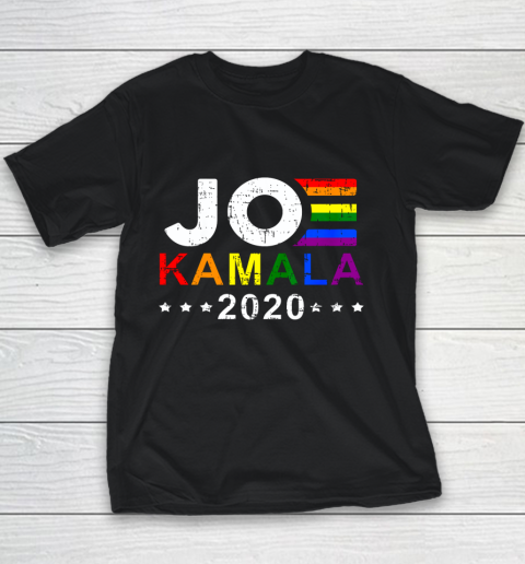 Joe Biden Kamala Harris 2020 Rainbow Gay Pride LGBT Election Youth T-Shirt