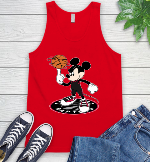NBA Basketball Toronto Raptors Cheerful Mickey Disney Shirt not broken the mould Tank Top 6