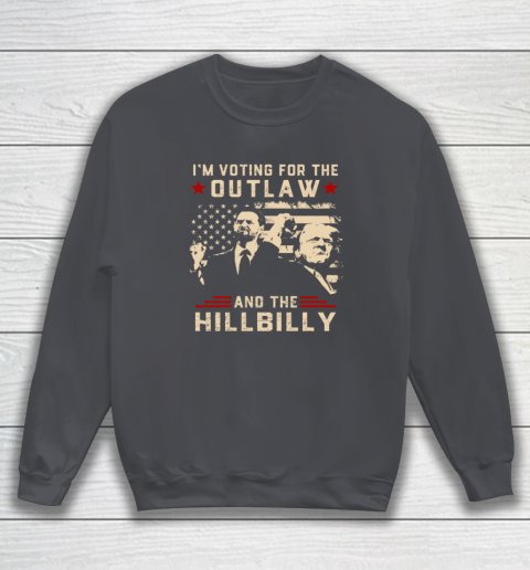 Trump 2024 Flag Outlaw Hillbilly J D.Vance 2024 Donald Trump Sweatshirt 3