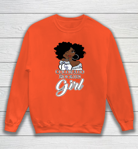 Colorado Rockiess Girl MLB Sweatshirt 4