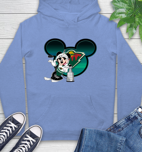 NHL Minnesota Wild Stanley Cup Mickey Mouse Disney Hockey T Shirt Hoodie 11