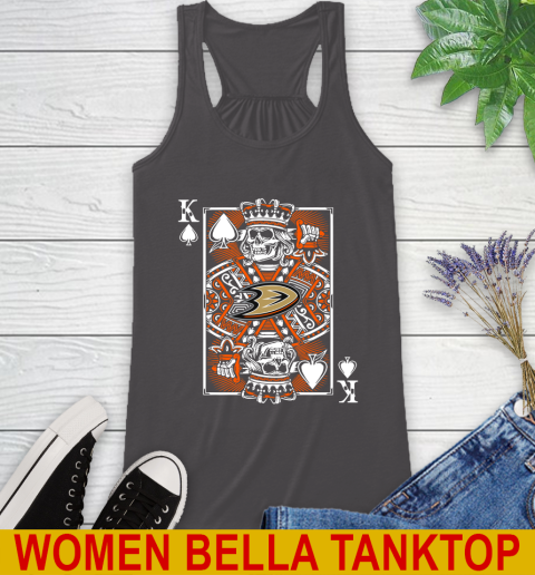 Anaheim Ducks NHL Hockey The King Of Spades Death Cards Shirt Racerback Tank 10