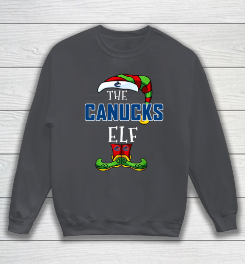Vancouver Canucks Christmas ELF Funny NHL Sweatshirt 4