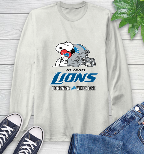 NFL The Peanuts Movie Snoopy Forever Win Or Lose Football Detroit Lions 69