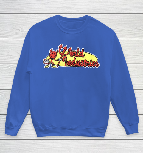 World Industries Devil Satan Hook Ups Skate Hookups Hook Ups Vintage 90's Youth Sweatshirt 6