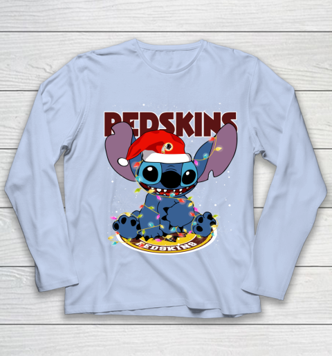 Washington Redskins NFL Football noel stitch Christmas Youth Long Sleeve 5