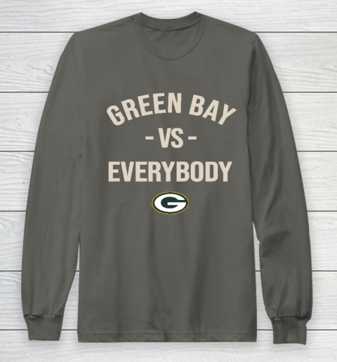 Green Bay Packers Vs Everybody Long Sleeve T-Shirt 5