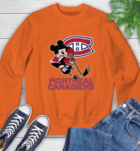 NHL Montreal Canadiens Mickey Mouse Disney Hockey T Shirt Sweatshirt 4