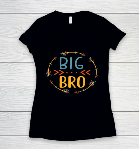 Brother Announcement Big Bro Women's V-Neck T-Shirt