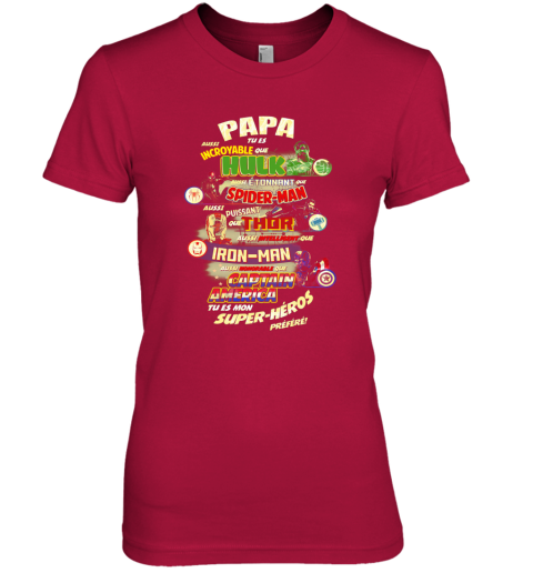 t shirt papa avengers