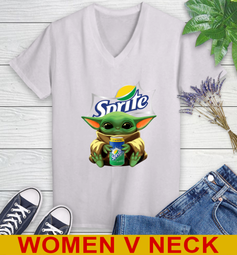 Star Wars Baby Yoda Hugs Sprite Soft Drink Shirt 77