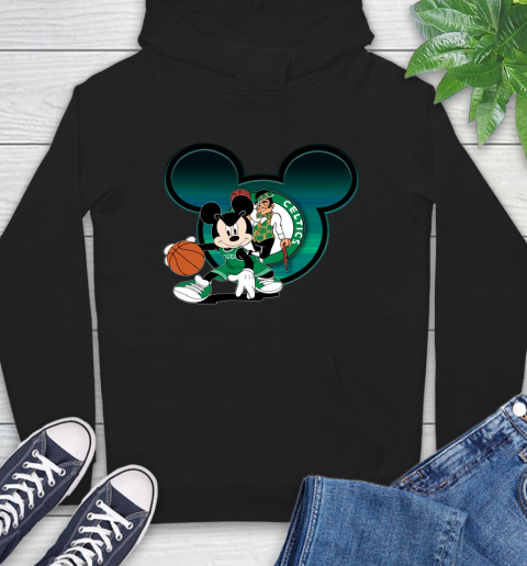 NBA Boston Celtics Mickey Mouse Disney Basketball Hoodie 2