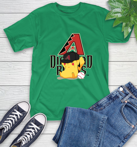 MLB Pikachu Baseball Sports Arizona Diamondbacks T-Shirt 7