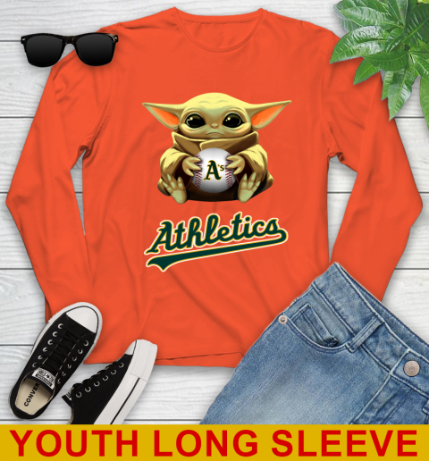 MLB Baseball Oakland Athletics Star Wars Baby Yoda Shirt 125