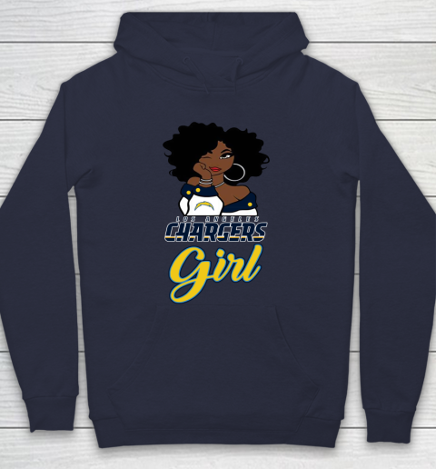 Los Angeles Chargers Girl NFL Hoodie 4